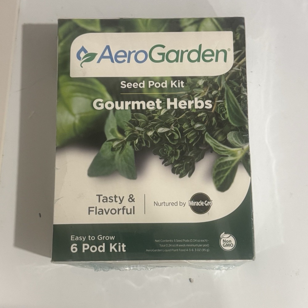 Brand New. Aerogarden Seed Pod Kit (9 Pods) Heirloom Salad Greens